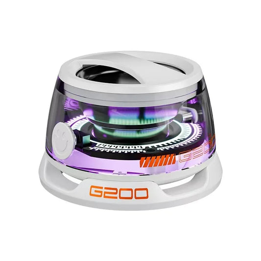 G200 Mini Bluetooth Speaker – Magnetic RGB Speaker with Phone Holder (6H Playtime, IPX5 Waterproof)