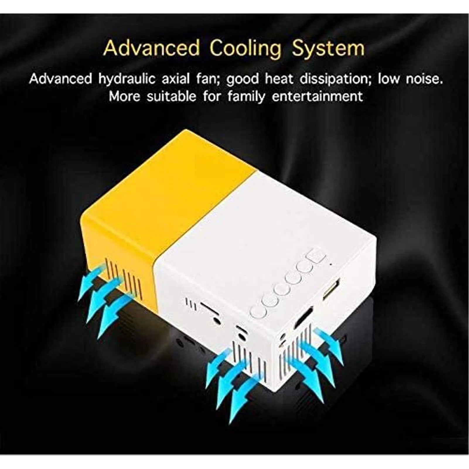 Mini HD Projector – 1080P Home Theater for Kids & Travel
