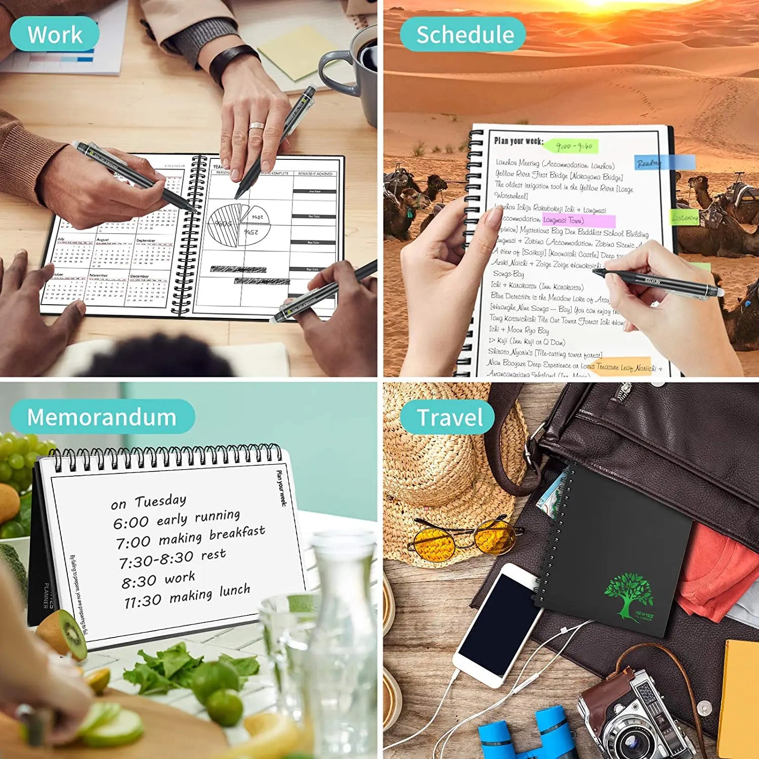 Smart Reusable Notebook – Erasable & Scannable for Eco-Friendly Notes
