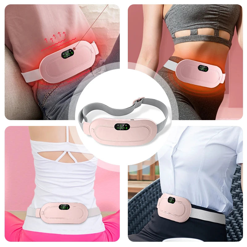 Heated Waist Massager – Intelligent Vibration Belt with Warmth