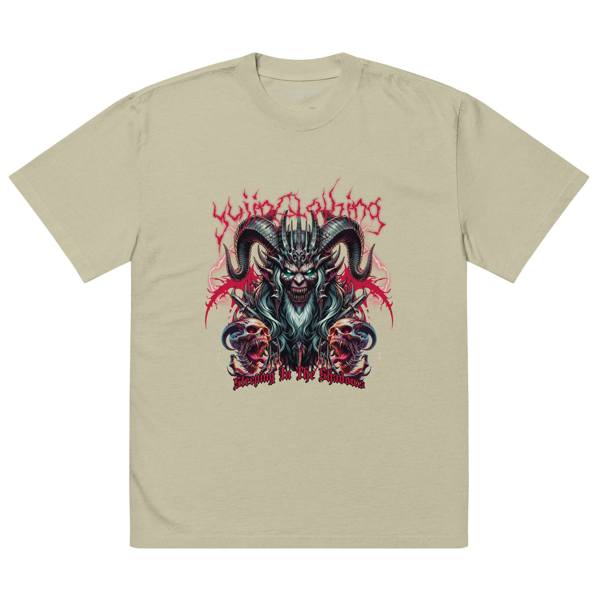 Darkness Oversized Faded T-Shirt