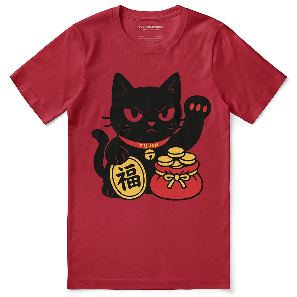 Black Cat Lucky T-Shirt