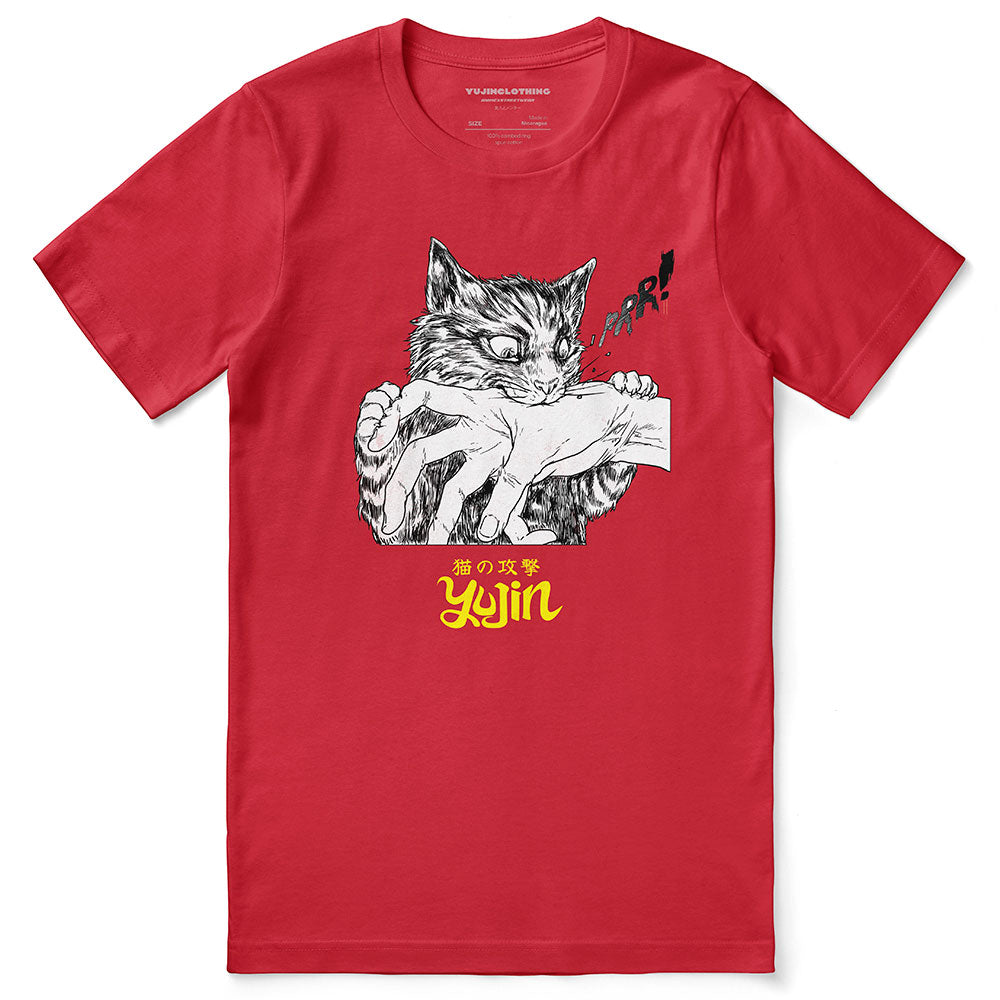Bite Attack Cat T-Shirt
