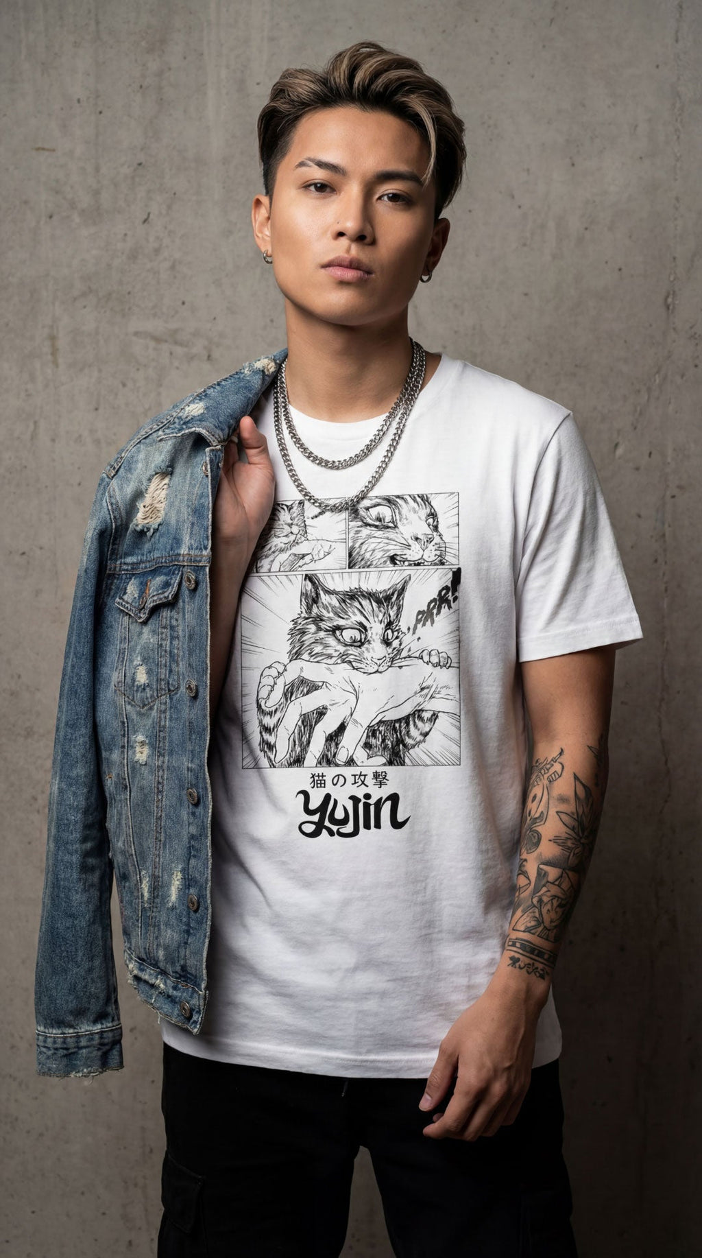 Sudden Attack Cat T-Shirt