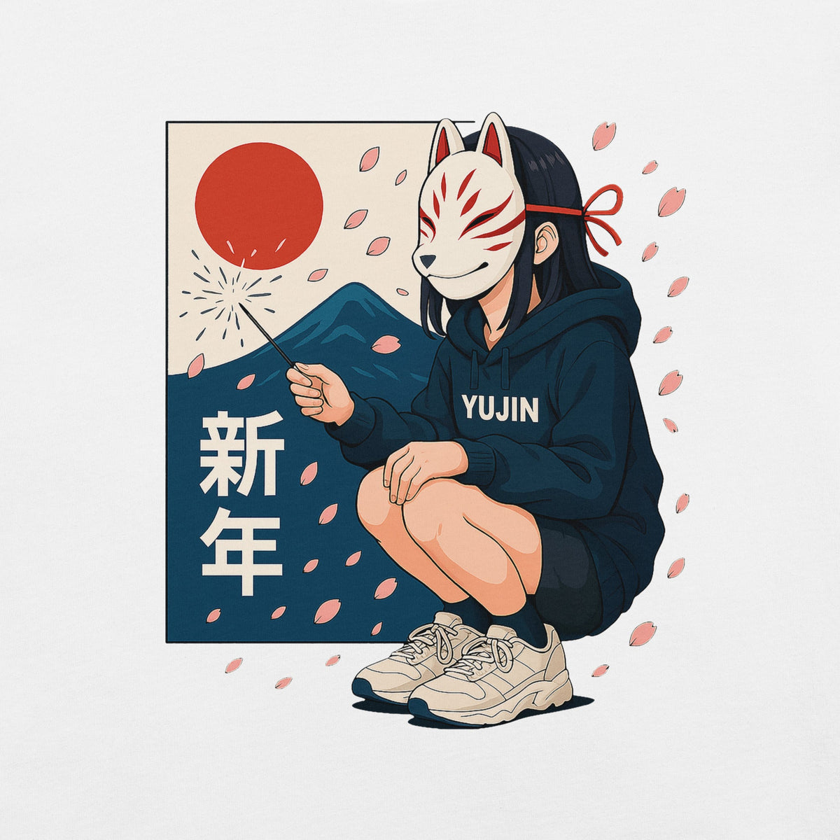 Kitsune Spark Sakura T-Shirt